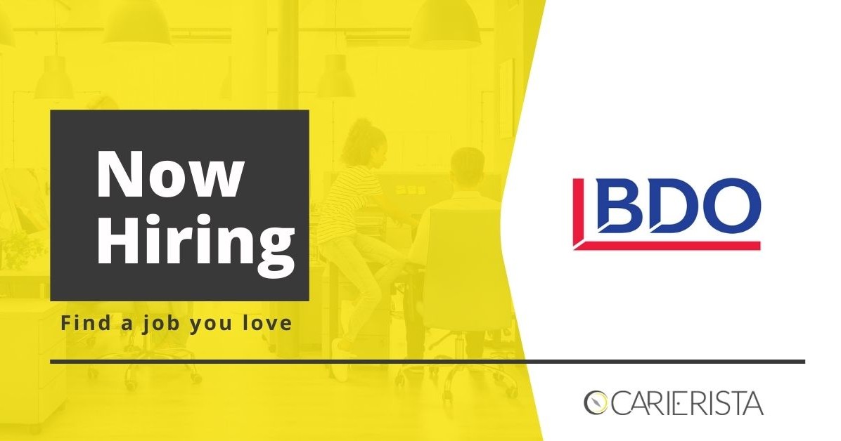 Η BDO Ltd προσλαμβάνει!