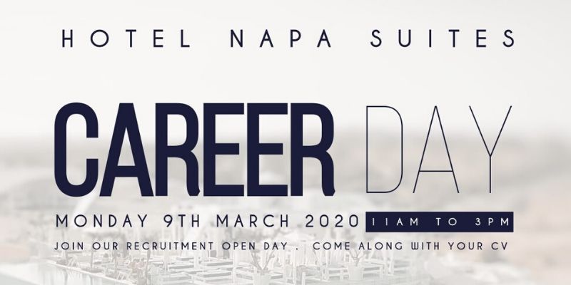 «Career Day» από το ξενοδοχείο Napa Suites: Be there!