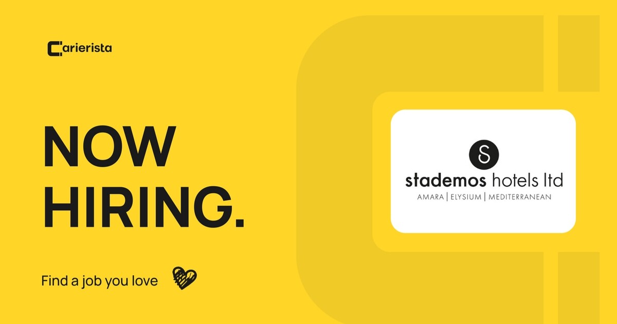 Stademos Hotels Ltd - Head Receptionist (Elysium Hotel) - &Pi;ά&phi;&omicron;&sigmaf;