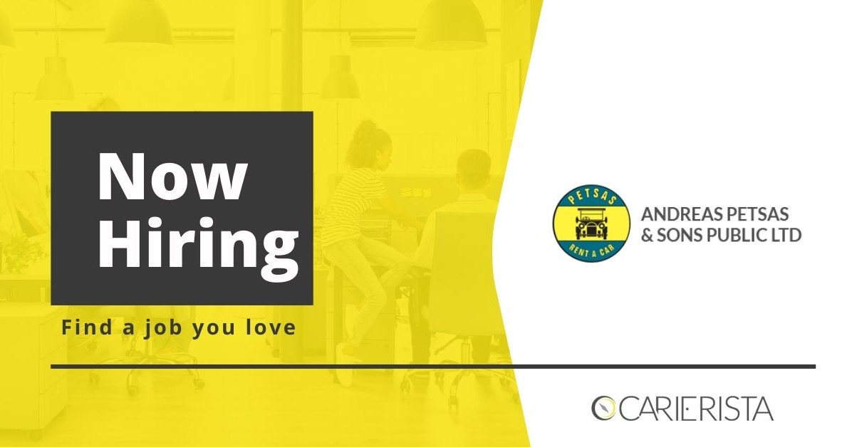 Customer Service Officer (&Lambda;&epsilon;&iota;&tau;&omicron;&upsilon;&rho;&gamma;ό&sigmaf; &Tau;&mu;ή&mu;&alpha;&tau;&omicron;&sigmaf; &Kappa;&rho;&alpha;&amp