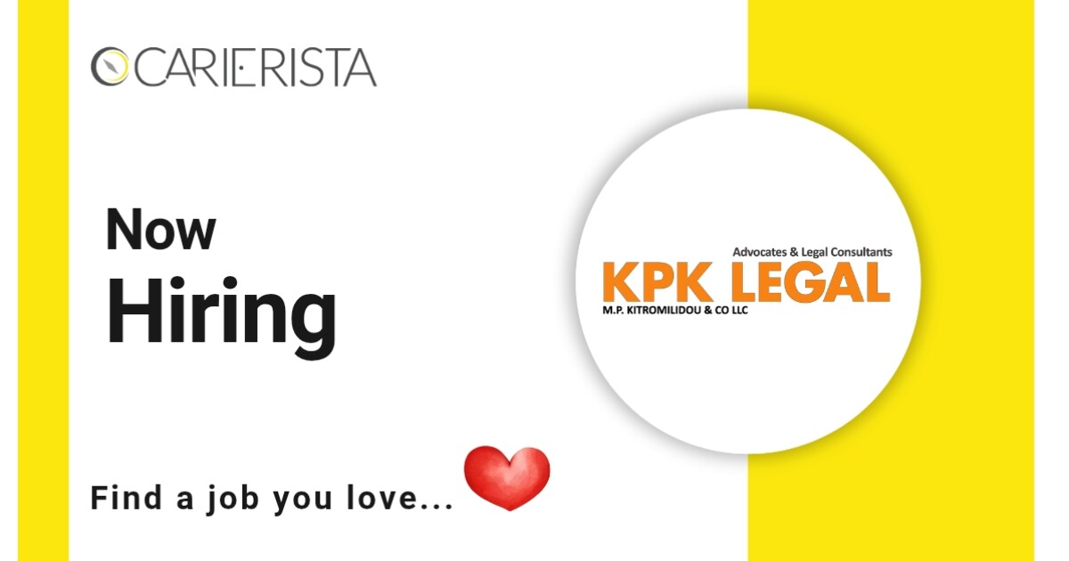 Property / Immigration Junior Lawyer - &Lambda;&epsilon;&mu;&epsilon;&sigma;ό&sigmaf; by M.P KITROMILIDOU CO LLC