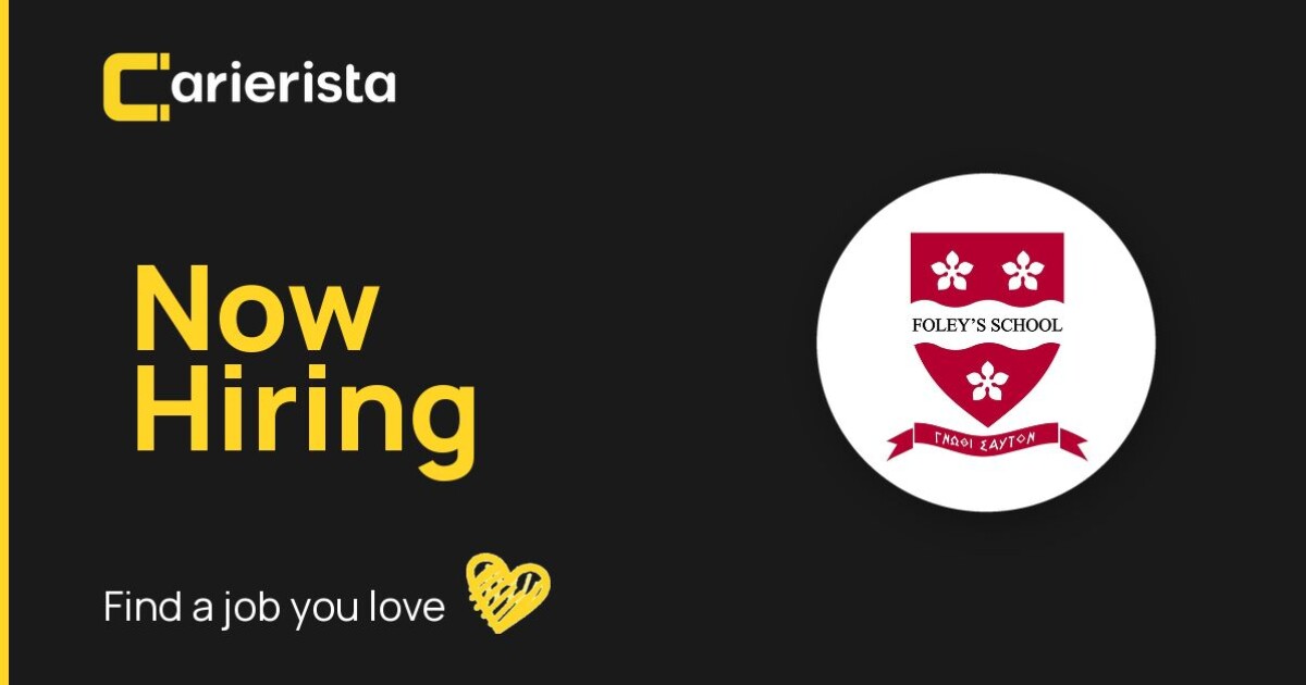 Foley's School - School Nurse / Qualified Full-Time First Aider - &Lambda;&epsilon;&mu;&epsilon;&sigma;ό&sigmaf; by Foley's School